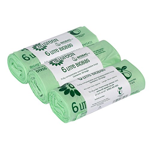 6 litre compostable kitchen caddy liners 6l food waste bin liners