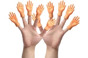 Yolococa Tiny Hands Mani Minuscole Manine per Dita Marionette da Dito Divertente Trucchi magici per Famiglia Amico Giochi Festa 10 Pieces