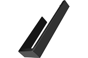 Lolypot Toallero de Baño Toalla de Mano Percha de Baño Barra de Toalla Anillo de Toalla 304 Acero Inoxidable Autoadhesiva toallero Barra Baño Accesorio para Cocina y Baño (Negro)