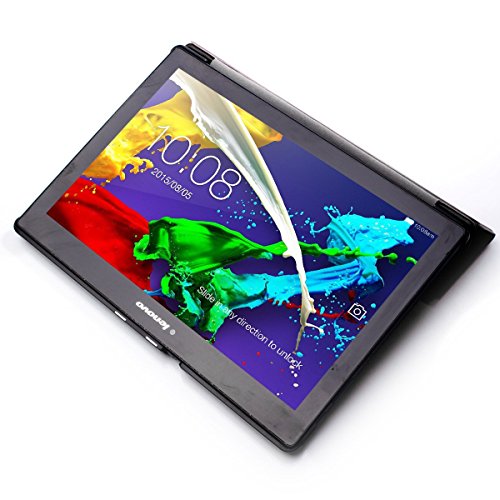 Bestdeal® Hohe Qualität Prämie Ultra Schlank Leicht SmartCover Tasche Stehe Hülle für Lenovo TAB2 A10-70 10.1 zoll Tablet PC + Displayschutzfolie und Stylus Stift - 6