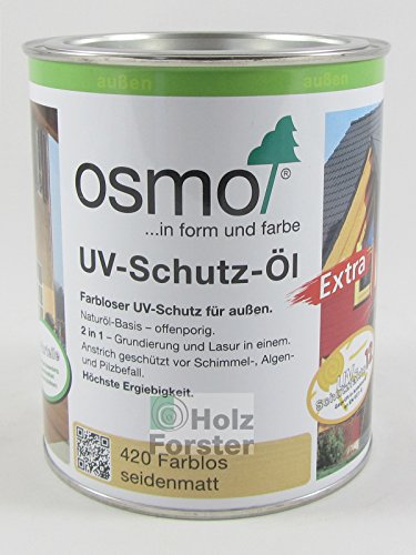 Osmo-Color UV-Schutz Öl Extra UV-Schutz für den Aussenbereich 420 0,750 L