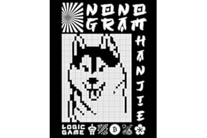 Hanjie Nonograms Puzzle Book: Over 100 Picross Puzzles | Japanese Logic Game For Adults | 40x40 50x50 60x60 Grid Size | Brain Teaser For Adults | Have Fun Sharpen Your Mind