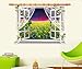 Produktbild CHENOOXX 3D Stereo Anlage blumen Wand PVC wasserdicht abnehmbare Aufkleber creative Wohnzimmer Schlafzimmer Wandbilder