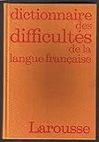 Image de Dictionnaire des difficultés de la langue  française