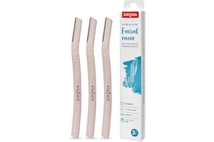Sirona Face Razor for Women Facial Hair - Pack of 3 | Painless Facial Hair Removal | Eyebrow Shaper | For Eyebrows, Upper Lip