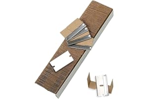 CANOPUS 100 Stück Ceranfeldschaber Ersatzklingen, Schaberklingen aus Edelstahl, 1,5 Zoll, für Glasschaber, Kleber und Abziehbilder, Decals, Schaber Rasierklingen, Ceranfeld Kratzer Klingen für Schaber