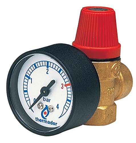 Thermador S15ZM 60566 CEE Gruppe Ventil mit Manometer 3 Bar, 15 x 21