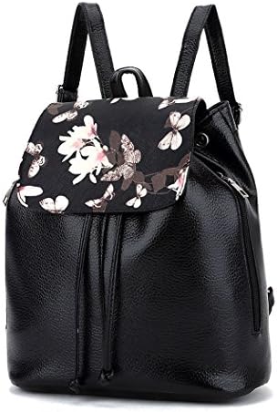 Fezhiomu PU Leather Women (Ladies)Girls Backpack Shoulder Bag Travel bag