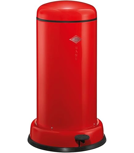 Wesco Capboy Base Praktischer Mülleimer mit abgeschrägtem Deckel aus