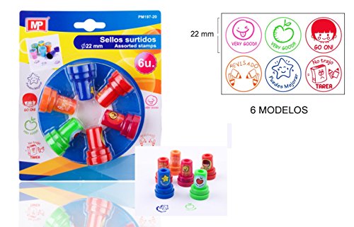 MP PM197-20 - Set de 6 sellos infantiles  multicolor