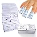 Elite99 50/100/150/200pcs Gel Polish Remover Wraps Pads Foil Nail Art Cleaner Manicure w/ Acetone (200pcs)