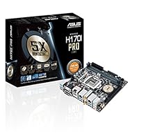 Asus H170I-Pro Mainboard Sockel 1151 (Mini-ITX, Intel H170, 2x DDR4 Speicher, 4x SATA 6Gb/s, 1x SATA Express, M.2 Schnittstelle)