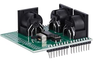 COSIKI MIDI Adapter Board, MIDI Shield Breakout Board Testzubehör MIDI Buchse Seriell zum MIDI Modul mit 2,54mm-Pin Header, warten Testing Tool