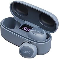 Boat Airdopes 121v2 TWS Earbuds with Bluetooth V5.0, Immersive Audio, Up to 14H Total Playback, Instant Voice Assistant…