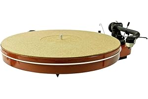 ANALOGIS Alfombrilla de Corcho para Tocadiscos analógica Mat Two