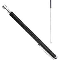 GZLFH 4 stuks telescopische magneetheffen, verstelbare magneet, telescoopstang, lengte 12,5 tot 65 cm, magneetbelasting tot 1 pond voor het ophalen van kleine metalen onderdelen