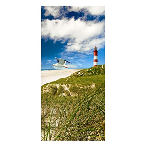 Apalis 108606 Magnettafel Dune Breeze Memoboard Design Hoch Metall Magnet Pinnwand Motiv Wand Stahl Küche Büro, 78 x 37 cm - 2