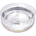 Moti Metal Industries MMI Aluminium Belly Shaped Handi Sipri for Cooking Biryani Rice Pot Degh (2 litres), Silver