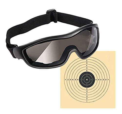 Preisvergleich Produktbild SET: ELITE FORCE MG 100 Airsoft Schiessbrille 2.5034 + G8DS® Zielscheibe