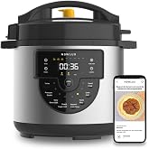 NEWLUX - 6L Chef Pot V170, Electric Multifunction Pressure Cooker with Voice, 15 Functions, 1000W, Programmable 24h, 4 Pressu