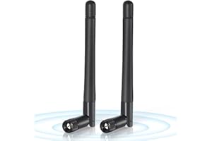 Bingfu Antenna WiFi Bi-Banda 2.4GHz 5GHz 5.8GHz 3 dBi SMA Maschio per Router WiFi Telecamera Sicurezza IP Scheda Rete Wireless Adattatore USB Monitor di Videosorveglianza Sistema Bluetooth