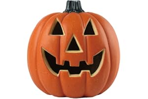 HORROR-SHOP.COM Horror-Shop Zucca di Halloween Sorridente con Luce 32 Cm