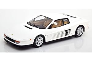 KK Scale 1984 Ferrari Testarossa Monosrorororosiero1 Miami Vice Bianco 1:18 180502