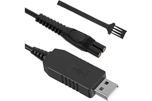 VESTORYYER 15V Only for Philips HQ8505 Charger Cable,Philips one Blade Charger, Ancable USB Charging Cable for Philips 5000 7000 Series Norelco HQ8505 mg7750 mg7790 Electric Shaver Razor(Not fit for 4.3V 5V 8V)