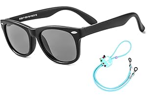 Rocf Rossini Kinder Sonnenbrille Flexibel Polarisierte Shades für Baby Jungen und Mädchen UV400-Schutz Brillen Alter 2-8