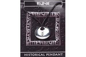 WESTAIR Historical Viking Rune Stone Pendant "Protection", fine english pewter