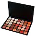 Glitter Eyeshadow Kit, Lover Bar 35 Warm Colour Shimmer Makeup Palette Nature Nude Earth Tone Glow Waterproof Smokey Eye Shadows with Blusher 6pcs Make Up Brushes Set Professional Beauty Cosmertics (35OS)