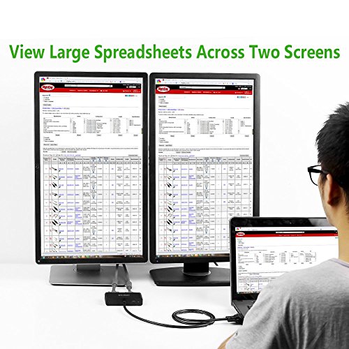 Ugreen VGA auf 2 VGA Splitter Kabel VGA Stecker auf 2 VGA Buchse Monitor Y Adapterkabel zum Anschluss Beamer und Monitor an einem PC unterstützt für Home oder Professionales Theater und AV Gerät Schwarz - 6
