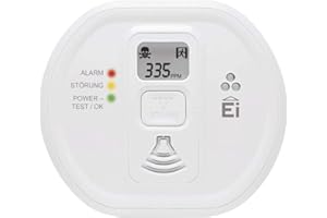 Ei Electronics Ei208D-3X179 Kohlenmonoxid-Melder inkl. 10 Jahres-Batterie batteriebetrieben detektiert Kohlenmonoxid