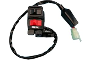 Tuzliufi L/H Combination Switch Controls Lights ON Off HI Low & Engine Kill Start Stop Choke Compatible with Kawasaki Bayou 300 KLF300 KLF 46091-1462 1988-2004 ATV New Z590