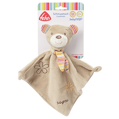 Fehn 160307 Schmusetuch Teddy, camel - 3