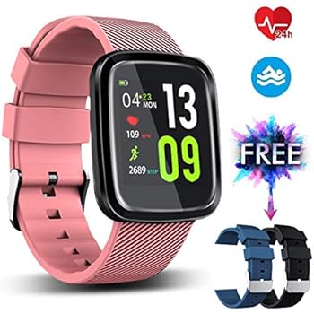 EUMI Smartwatch, Reloj Inteligente con IP67, Pulsera Actividad ...