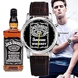 Comtervi gürtel Uhr Jungs Herren Damen Armbanduhr Ultra Slim-Uhr mit Leder Armband