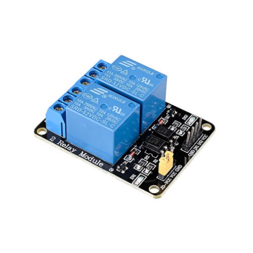 tinxi® 2 Kanal 12V Relay Module Relaismodul Mit Optokoppler Für Arduino PIC AVR DSP ARM