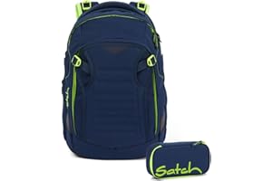 Satch Match Schulrucksack Set 2tlg. mit Schlamperbox
