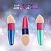 Anself Makeup Sponge Powder Puff Powder Blender Cosmetic Makeup Brush Sponge Brush Liquid Cream Foundation Sponge Dry / Wet Facial Powder Puff( Random Color)