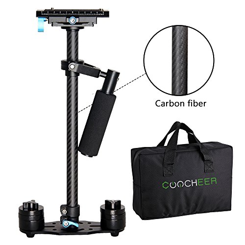 Stablisateur A Main Stablisateur Vid  o Professionnel 40cm avec Plateau Rapide 1 4    et 3 8  Vis  1 1-9 5lbs   pour Cam  ra Cam  scope DV SLR DSLR Sony Canon Nikon Pentax Olympus Fuji etc