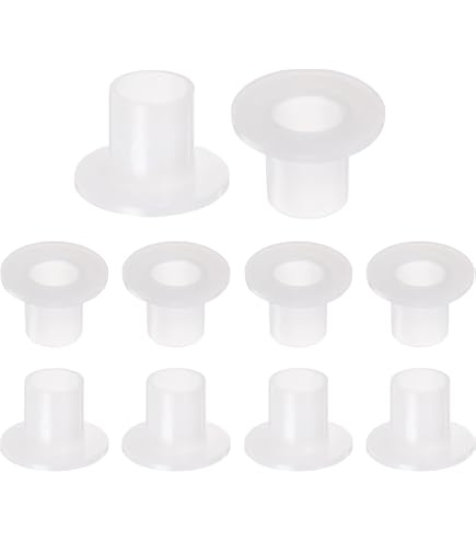 6x Flanschbuchsen Aus POM – Innen 14 Mm X Außen 16 Mm X Länge 12 Mm – Selbstschmierende Gleitlager In Schwarz