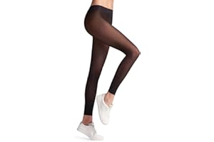 FALKE Women's Matt Deluxe 30 Denier Leggings, Transparent, Matt, Tear-Resistant, Pressure-free Wide Comfort Waistband, Tight, Thin, Light, Transparent for Skirt or Dress, Fine Soft Material, Pack of