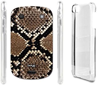 CASELABDESIGNS HARD BACK CASE COVER SERPENTE MARRONE FOR BLACKBERRY BOLD TOUCH 9900 - BODY IN HARD MATERIAL PROTECTIVE SHOCK