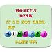 Produktbild Schreibtisch-Honey'wenn I'm Not Here, My Zahlen kam bis Lotterie-Design-Mauspad, personalisierbar, Premium (5 mm Dicke)