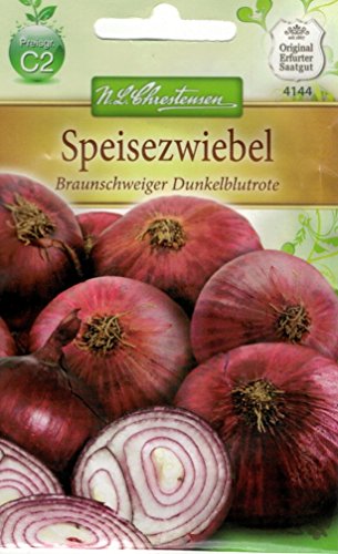 Chrestensen Speisezwiebel 'Braunschweiger Dunkelblutrote'