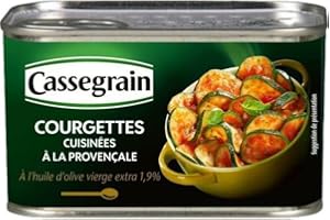 Cassegrain Courgettes Cuisinées à la Provençale à L’huile d’Olive 375g (lot de 5)