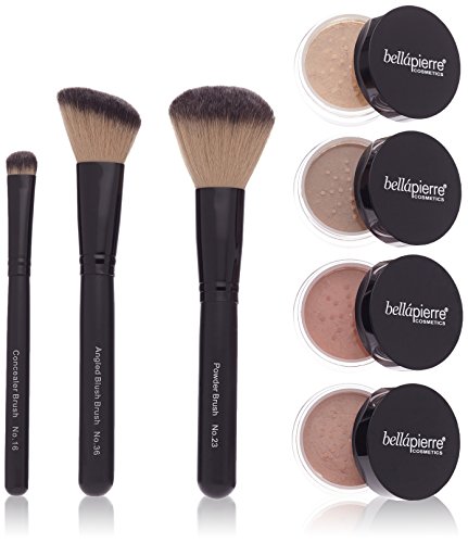 BellaPierre Get Started Foundation Makeup-Set, Dark (dunkel)