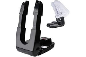 Lotvic Secador de Zapatos Eléctrica, Secadora de Botas y Zapatos, Botas Secadoras con Temporizador, Secador de Botas Eléctrico, Secador de Botas Plegable