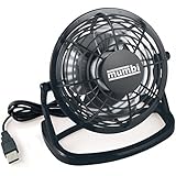 mumbi USB Ventilator Mini für den Schreibtisch mit An/Aus-Schalter, schwarz